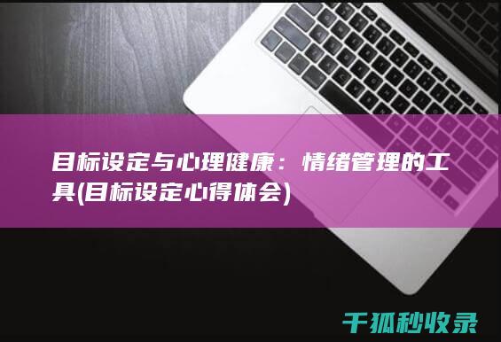 目标设定与心理健康：情绪管理的工具 (目标设定心得体会)
